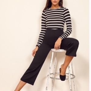Reformation Harlan Pant Black Size 4